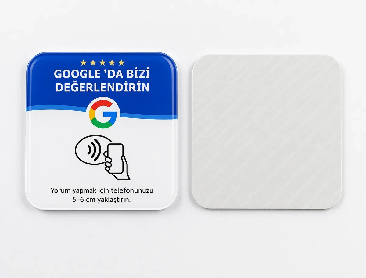 Google değerlendirme NFC kartı